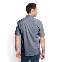 Men’s Tech Chambray Short-Sleeve Work Shirt
