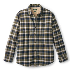 Perfect Flannel Sherpa-Lined Long-Sleeved Shirt
