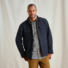 Lightweight Wool Shirt Jacket