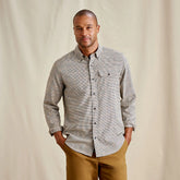 Spencer Houndstooth Pure Cotton Long-Sleeve Shirt