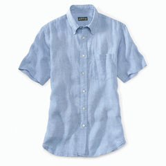 Pure Linen Short-Sleeve Shirt