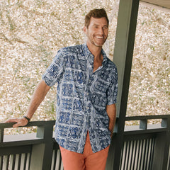 Men’s Heritage Poplin Printed Short-Sleeve Shirt