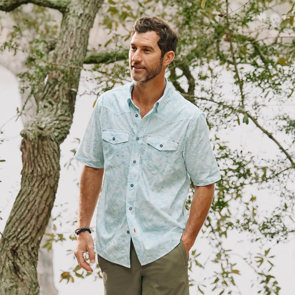 Men’s River Guide Printed Short-Sleeve Western Shirt 2.0