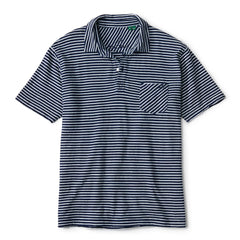 Angler’s Indigo Striped Polo
