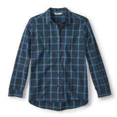 Women’s Heritage Poplin Plaid Long-Sleeve Shirt