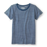 Women’s Indigo Striped Short-Sleeve Tee
