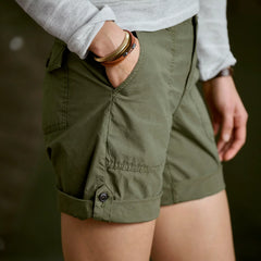 Women’s 1856 Stretch Poplin 9" Utility Shorts