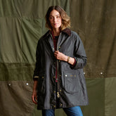 Barbour® Beadnell Waxed Long Jacket
