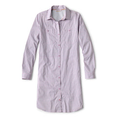 River Guide Plaid Shirt Dress