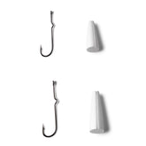 Popper Bodies with Hooks - Saltwater Popper Bodies with Size 2 and 2/0 Hooks