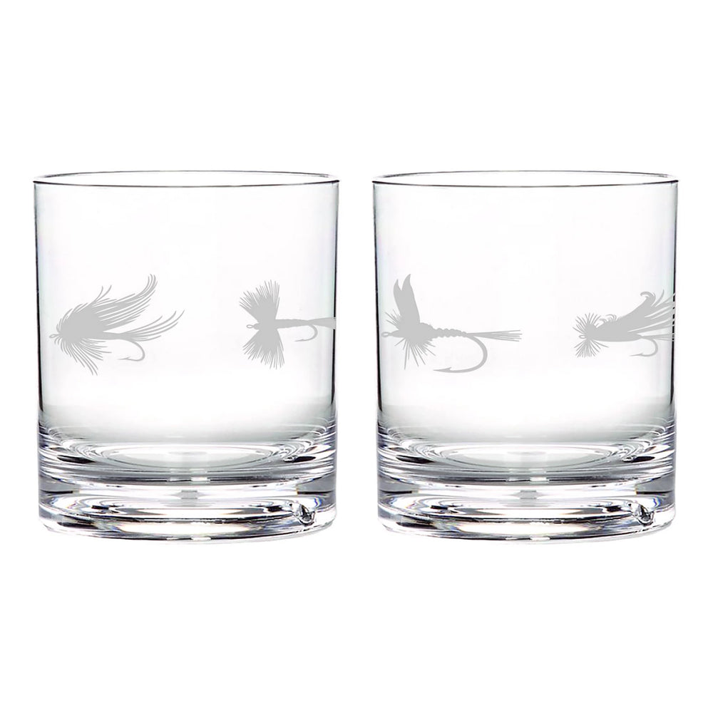 Fly Fishing Cocktail Glasses