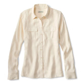 Washable Silk Long-Sleeve Shirt