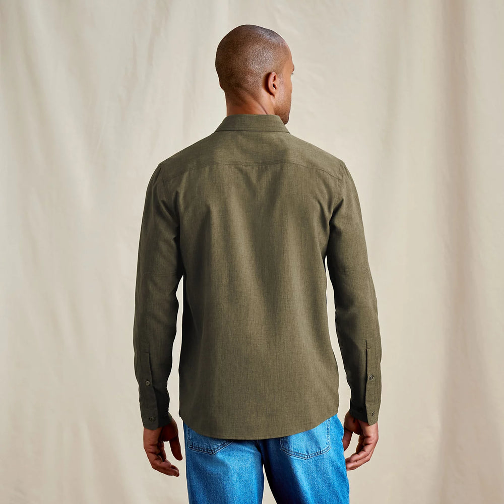 Men’s Tech Chambray Long-Sleeve Work Shirt