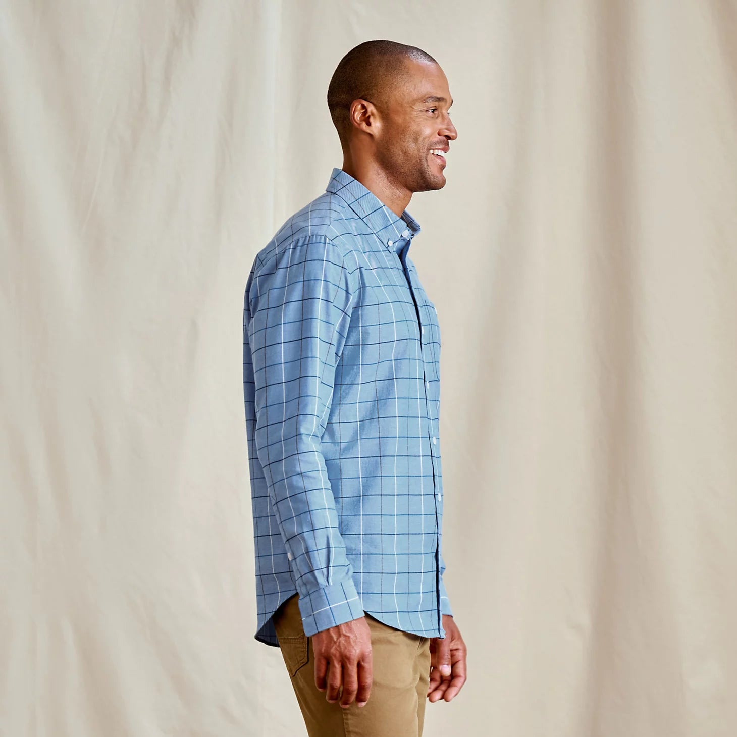 Country Twill Long-Sleeve Button-Down Shirt