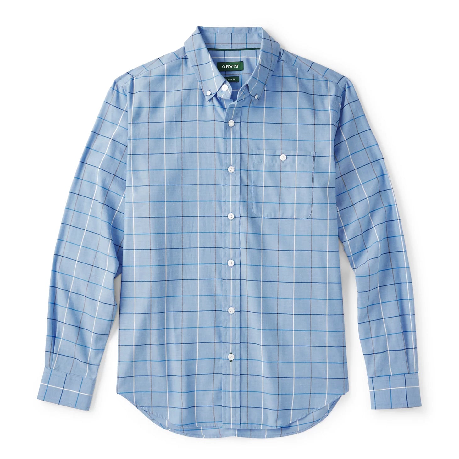 Country Twill Long-Sleeve Button-Down Shirt