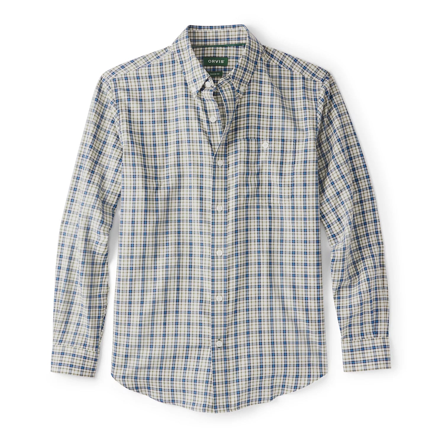 Country Twill Long-Sleeve Button-Down Shirt