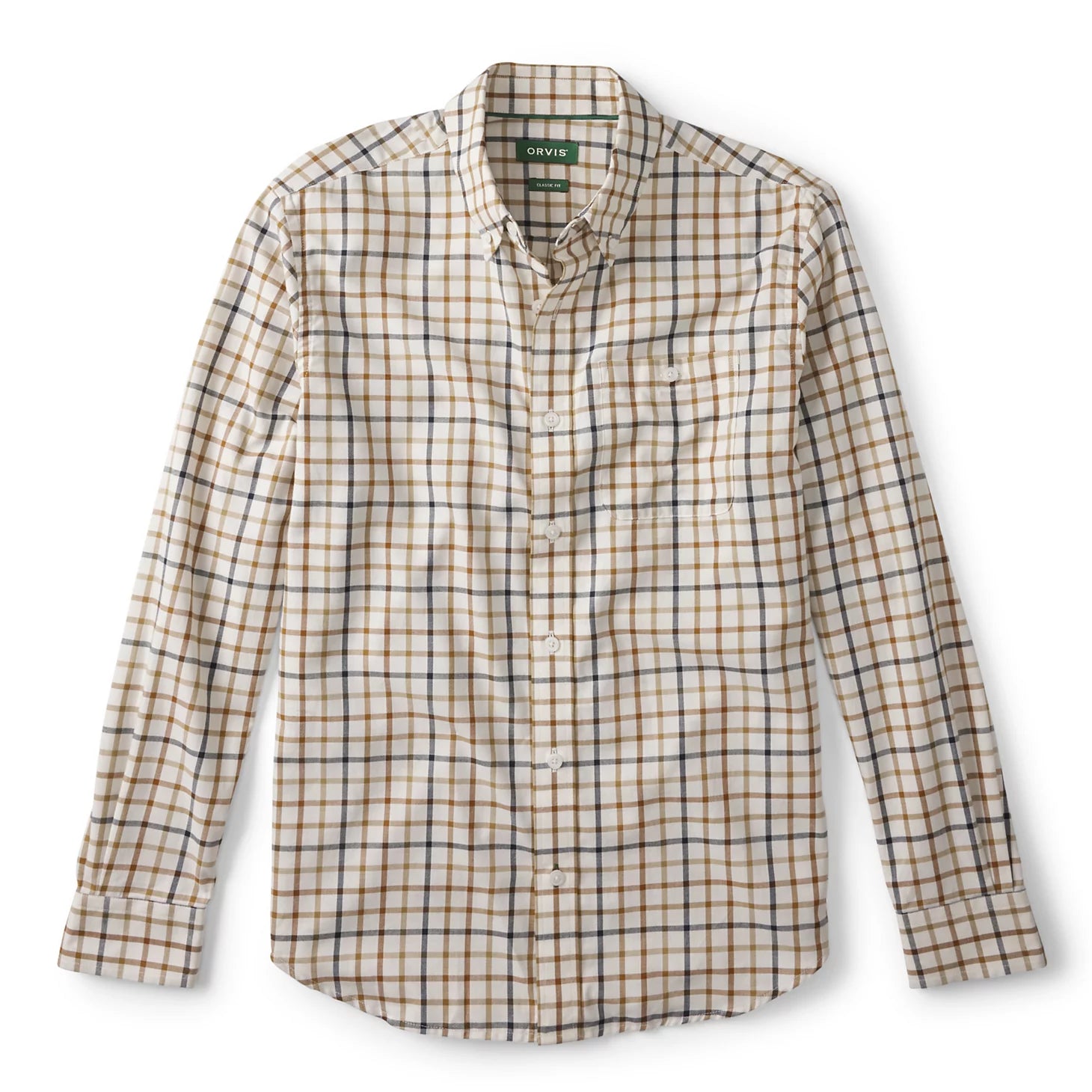 Country Twill Long-Sleeve Button-Down Shirt