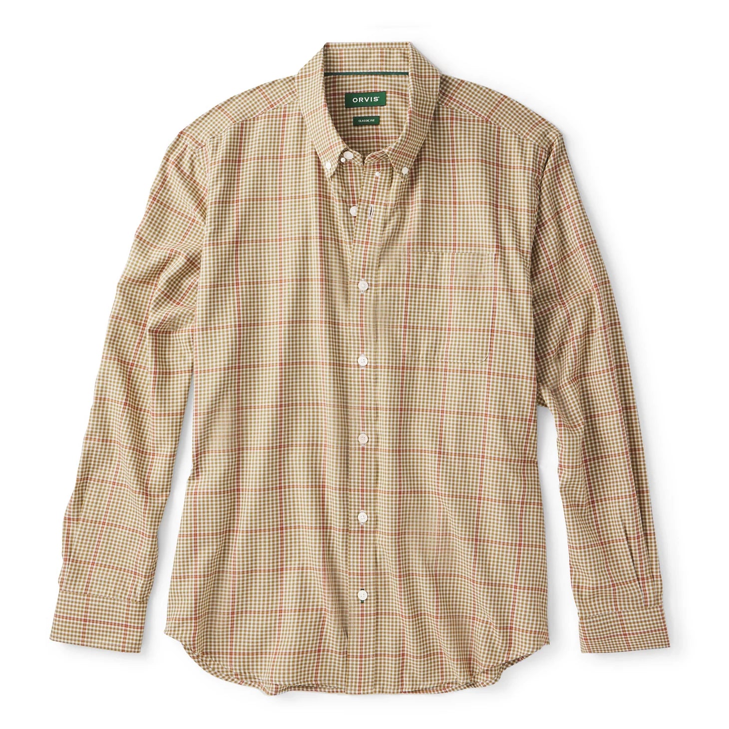 Country Twill Long-Sleeve Button-Down Shirt