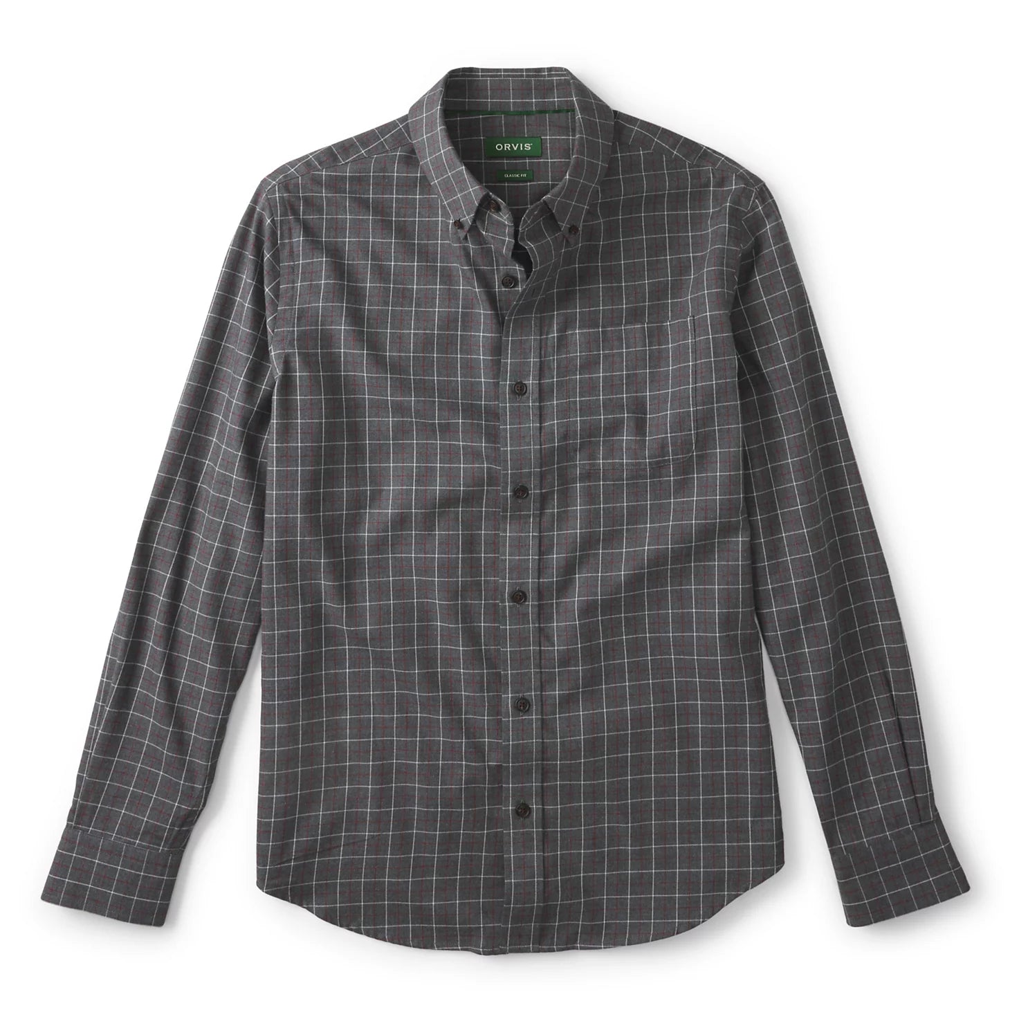 Country Twill Long-Sleeve Button-Down Shirt