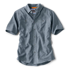 Men’s Tech Chambray Short-Sleeve Work Shirt