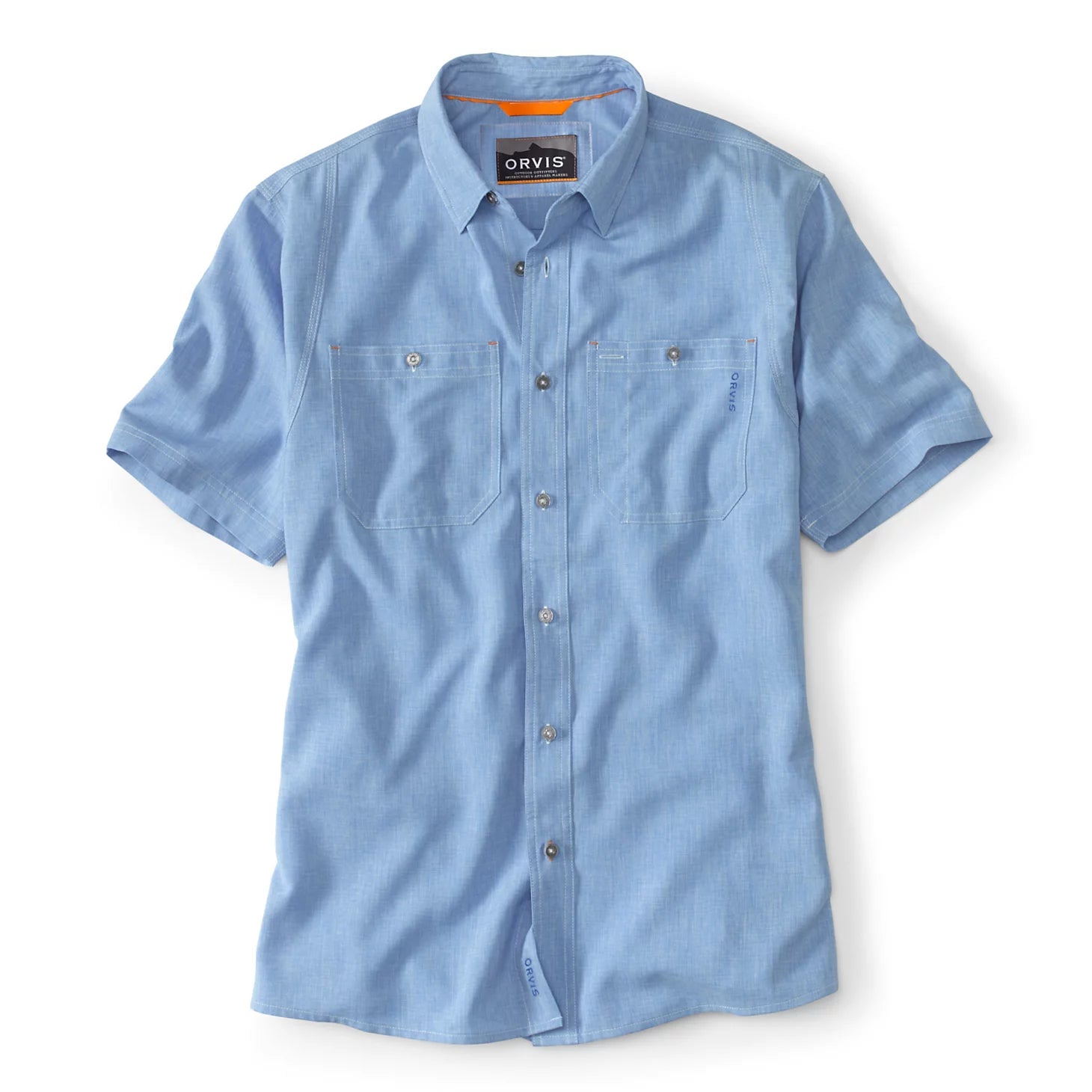 Men’s Tech Chambray Short-Sleeve Work Shirt