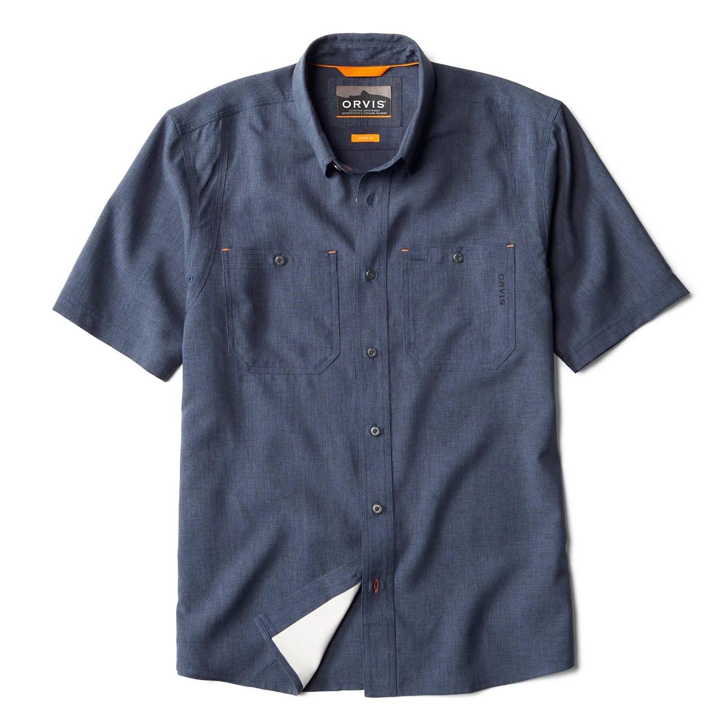 Men’s Tech Chambray Short-Sleeve Work Shirt