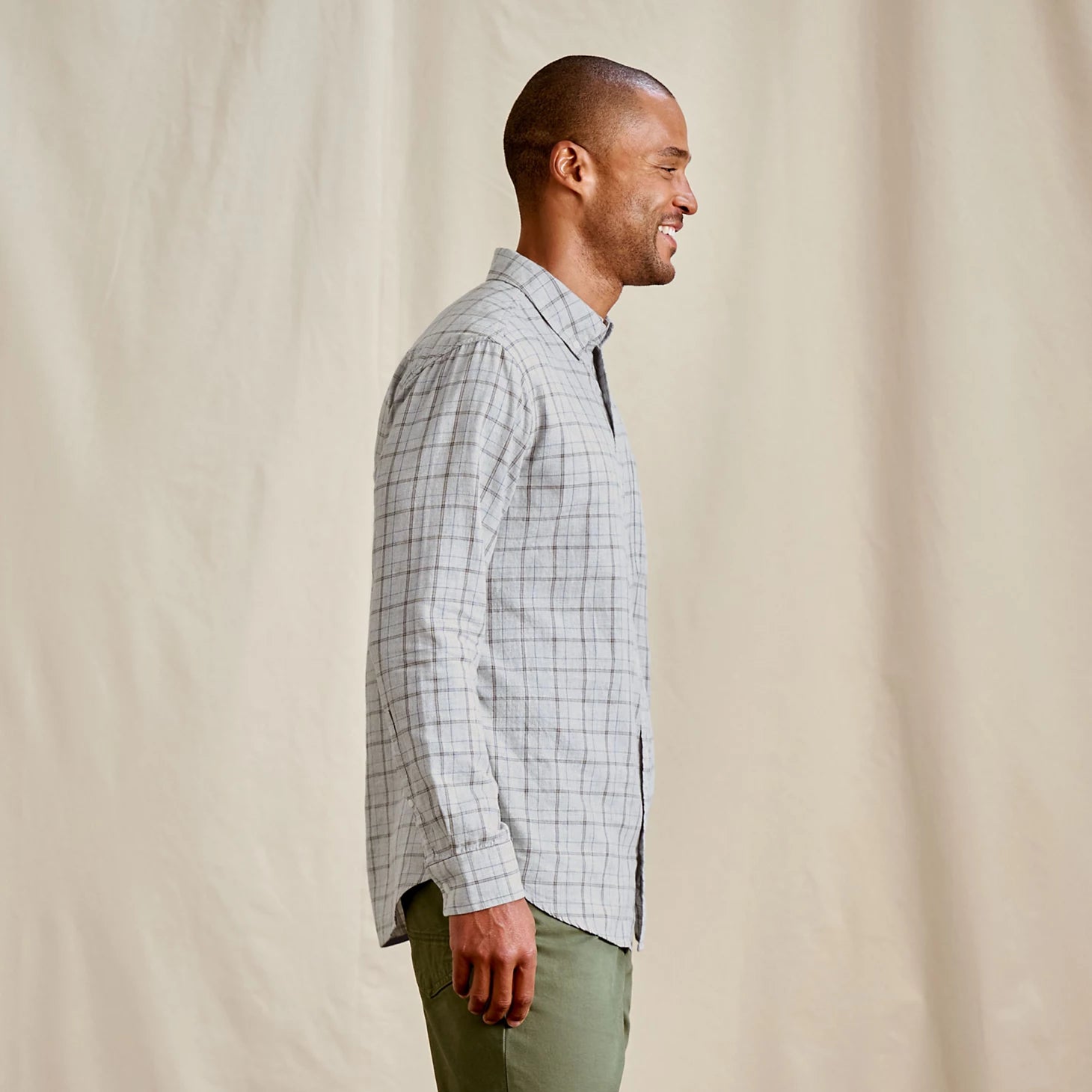 Men’s Sunderland Brushed Twill Long-Sleeve Shirt