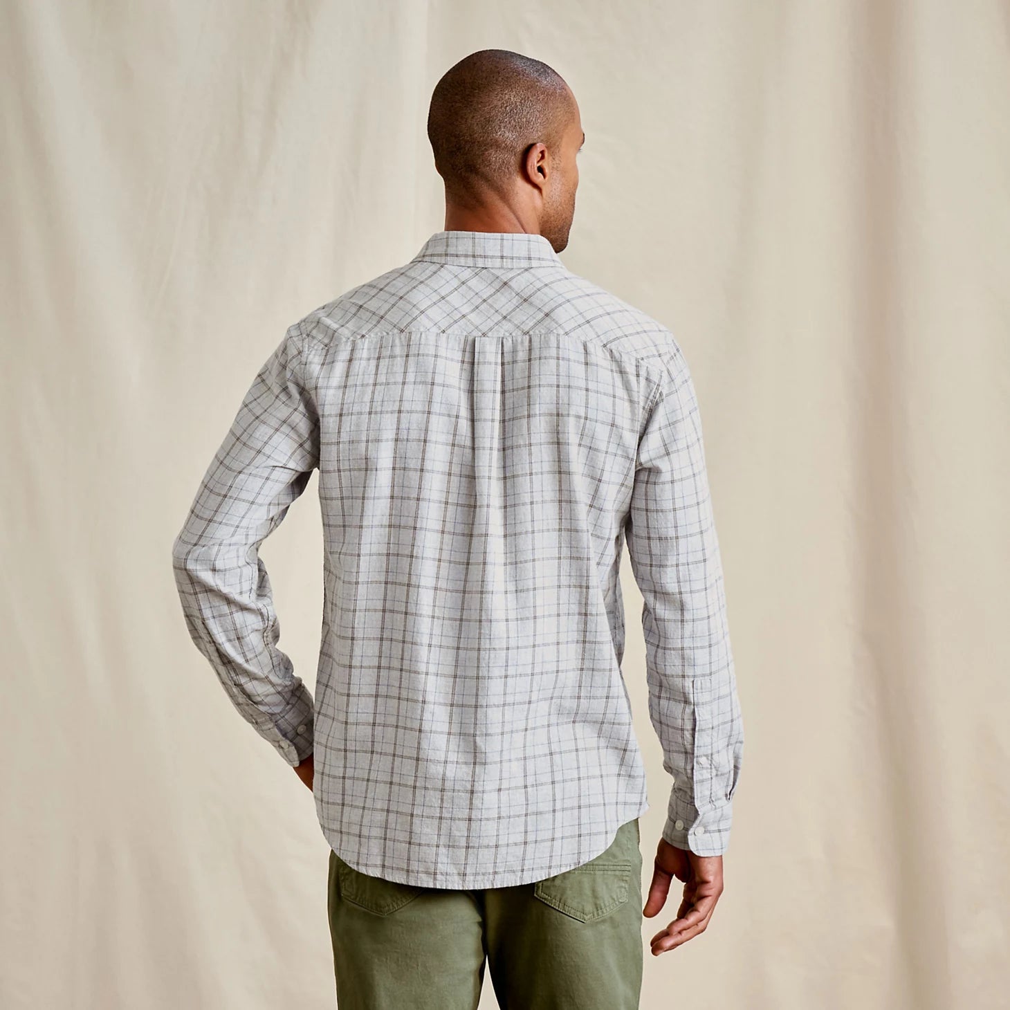 Men’s Sunderland Brushed Twill Long-Sleeve Shirt