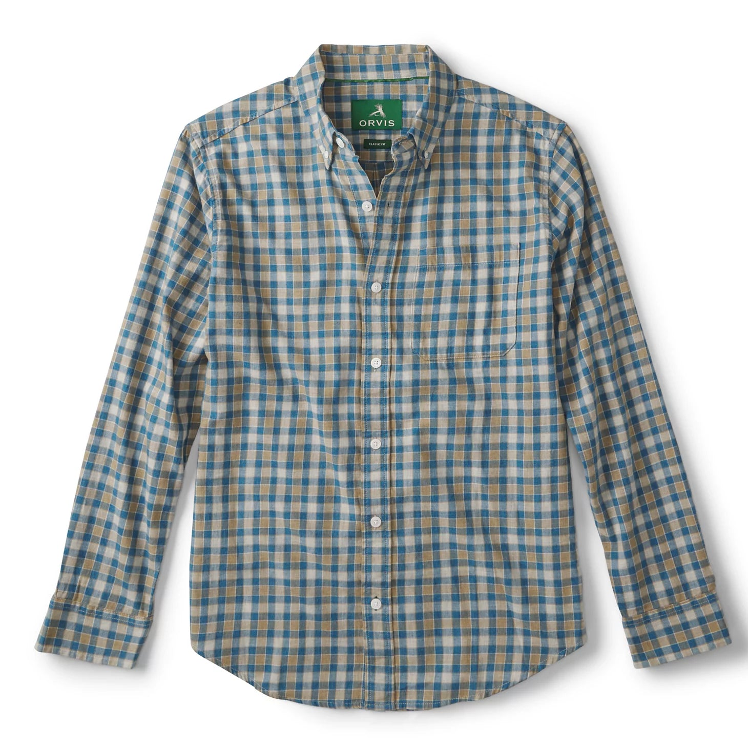 Men’s Sunderland Brushed Twill Long-Sleeve Shirt