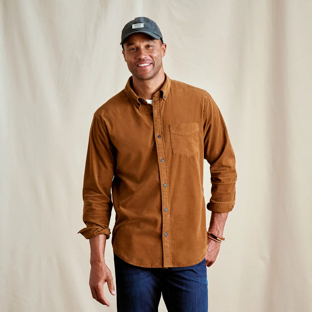 Men’s Lightweight Corduroy Long-Sleeve Shirt