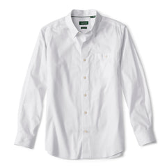 No-Work Twill Long-Sleeve Shirt
