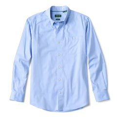 No-Work Twill Long-Sleeve Shirt