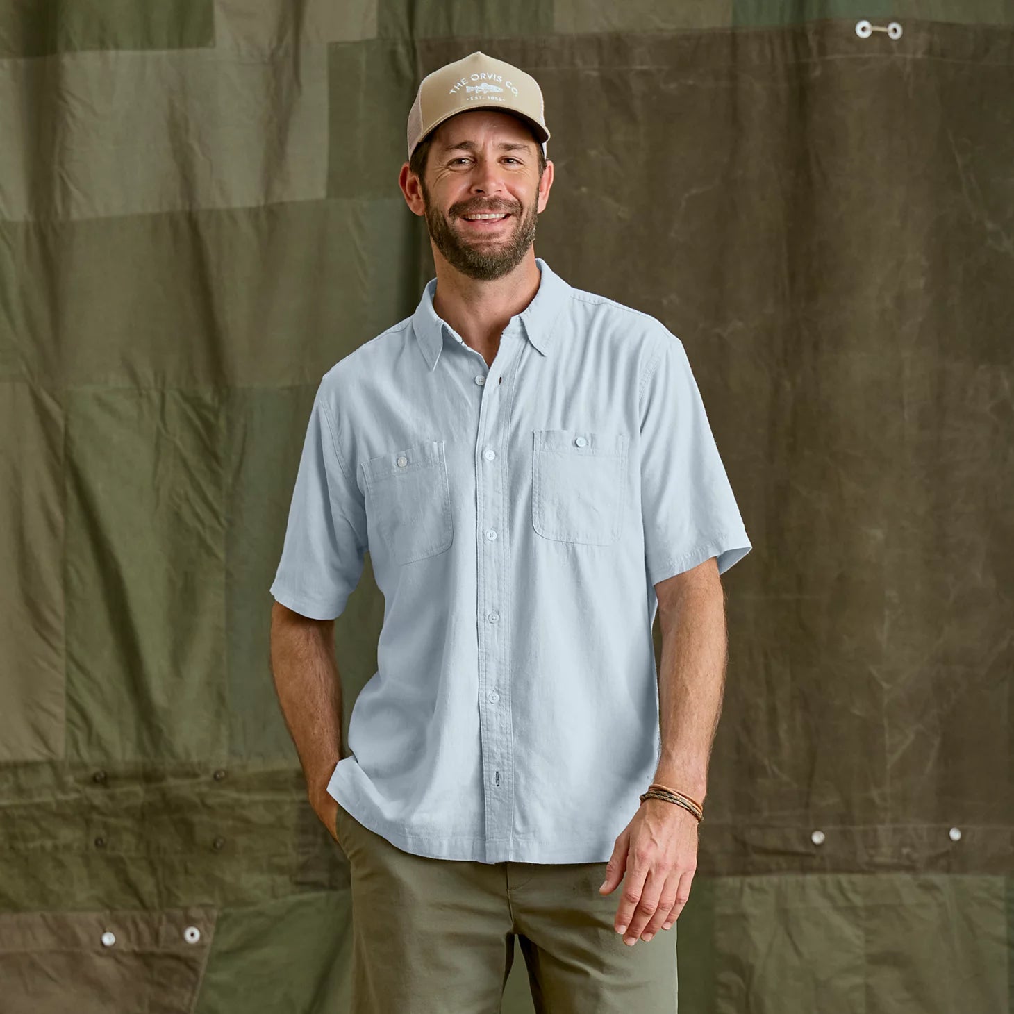 Hemp/TENCEL™ Short-Sleeve Shirt