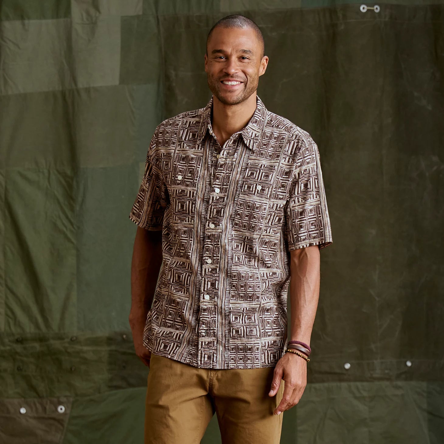 Hemp/TENCEL™ Short-Sleeve Shirt