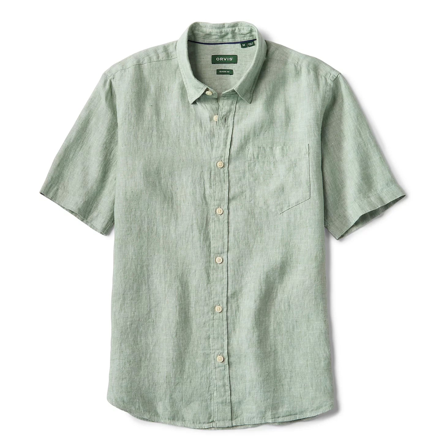 Pure Linen Short-Sleeve Shirt