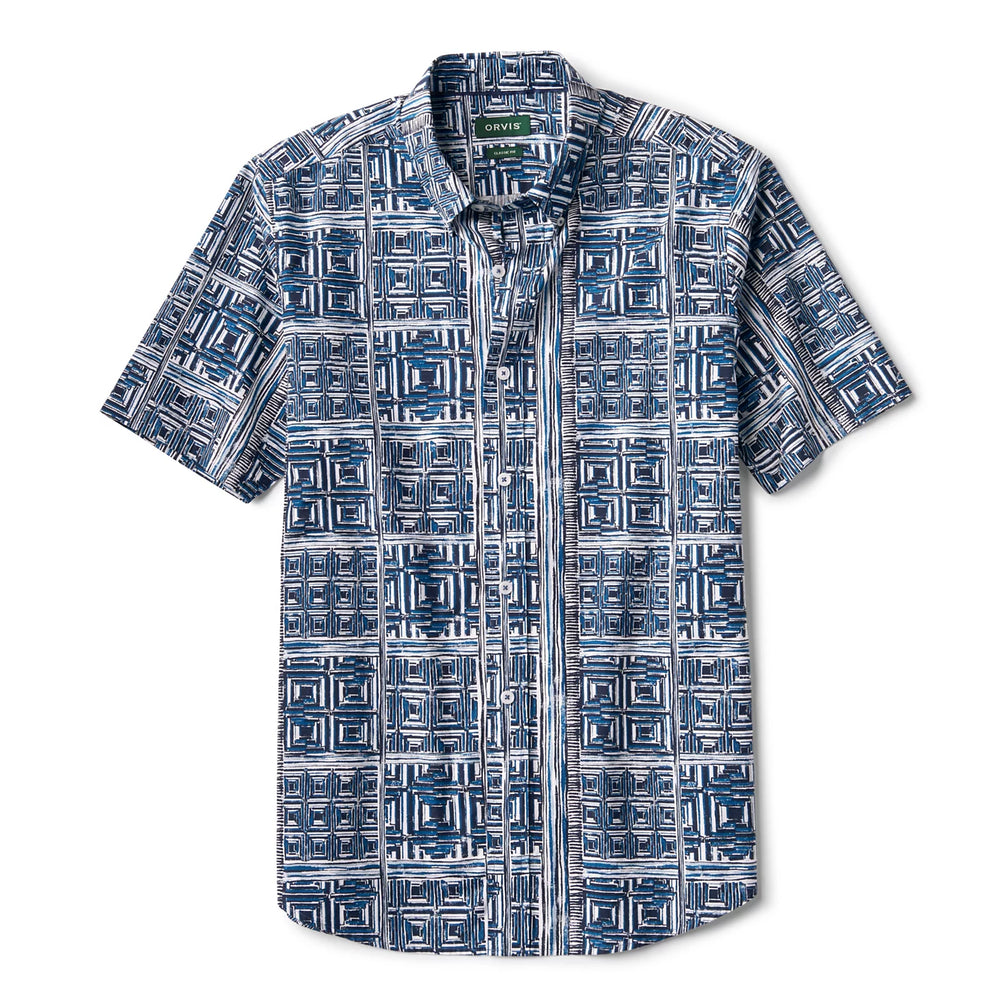 Men’s Heritage Poplin Printed Short-Sleeve Shirt