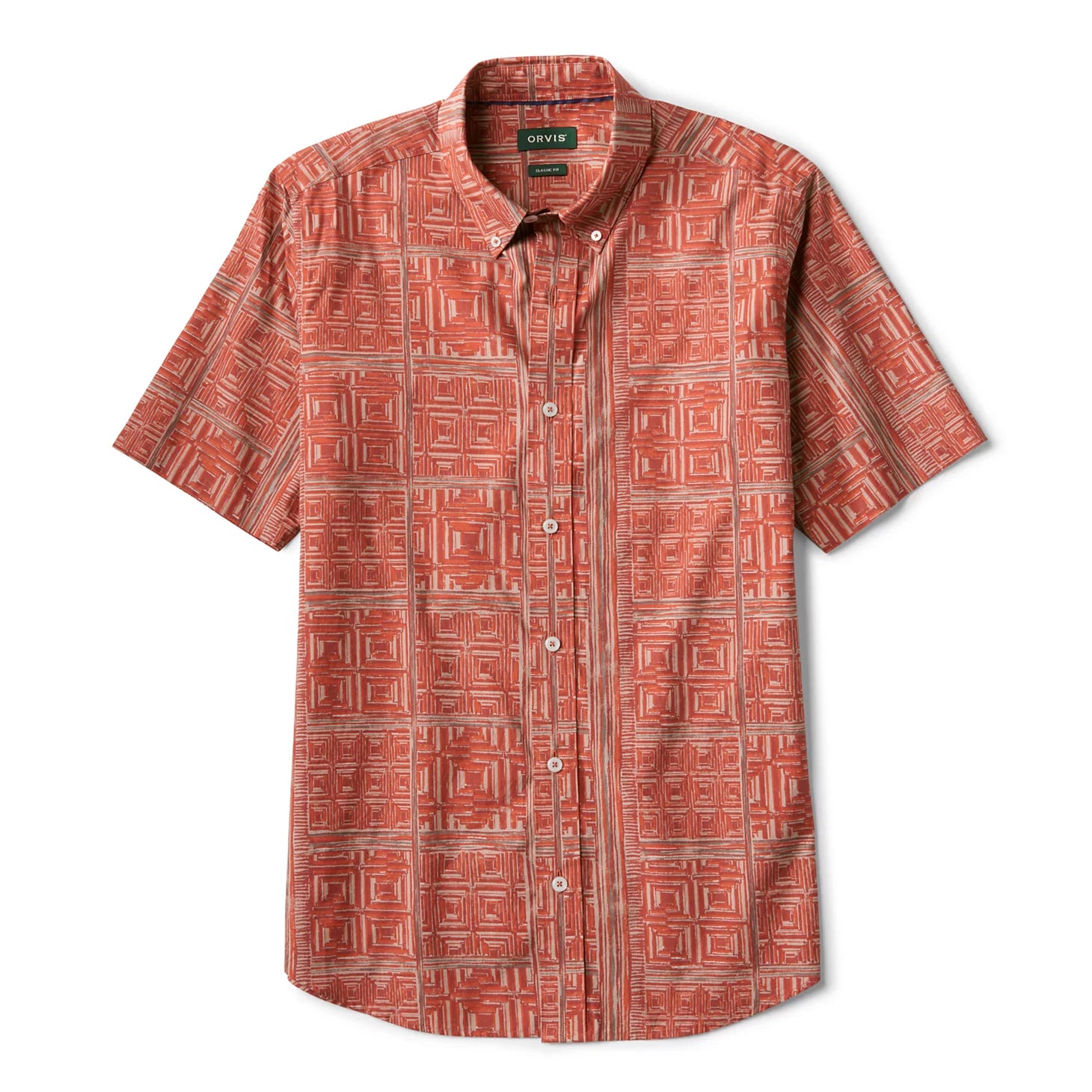 Men’s Heritage Poplin Printed Short-Sleeve Shirt
