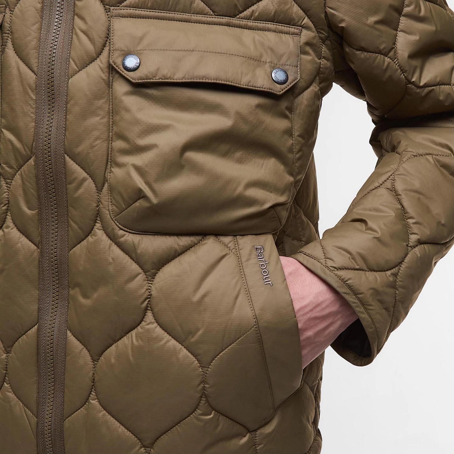 Barbour® Re-Engineered Spey Quilted Hooded Jacket