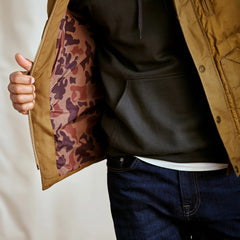 Waxed Down Puffer Vest