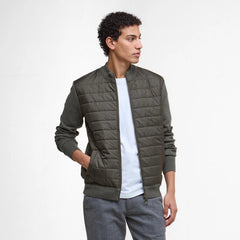 Barbour® Essential Carn Baffle Zip-Through Knitted Sweater