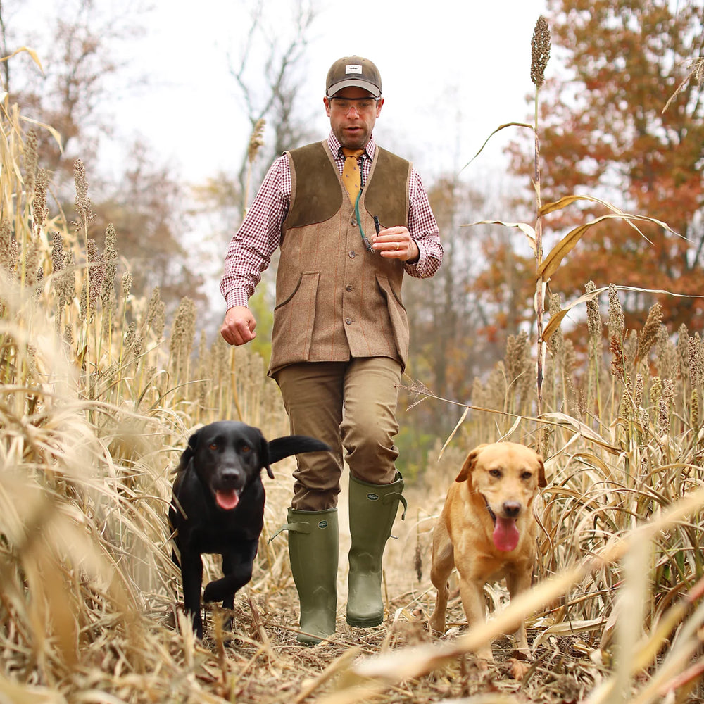 Men’s Le Chameau Chasseur Leather-Lined Boots