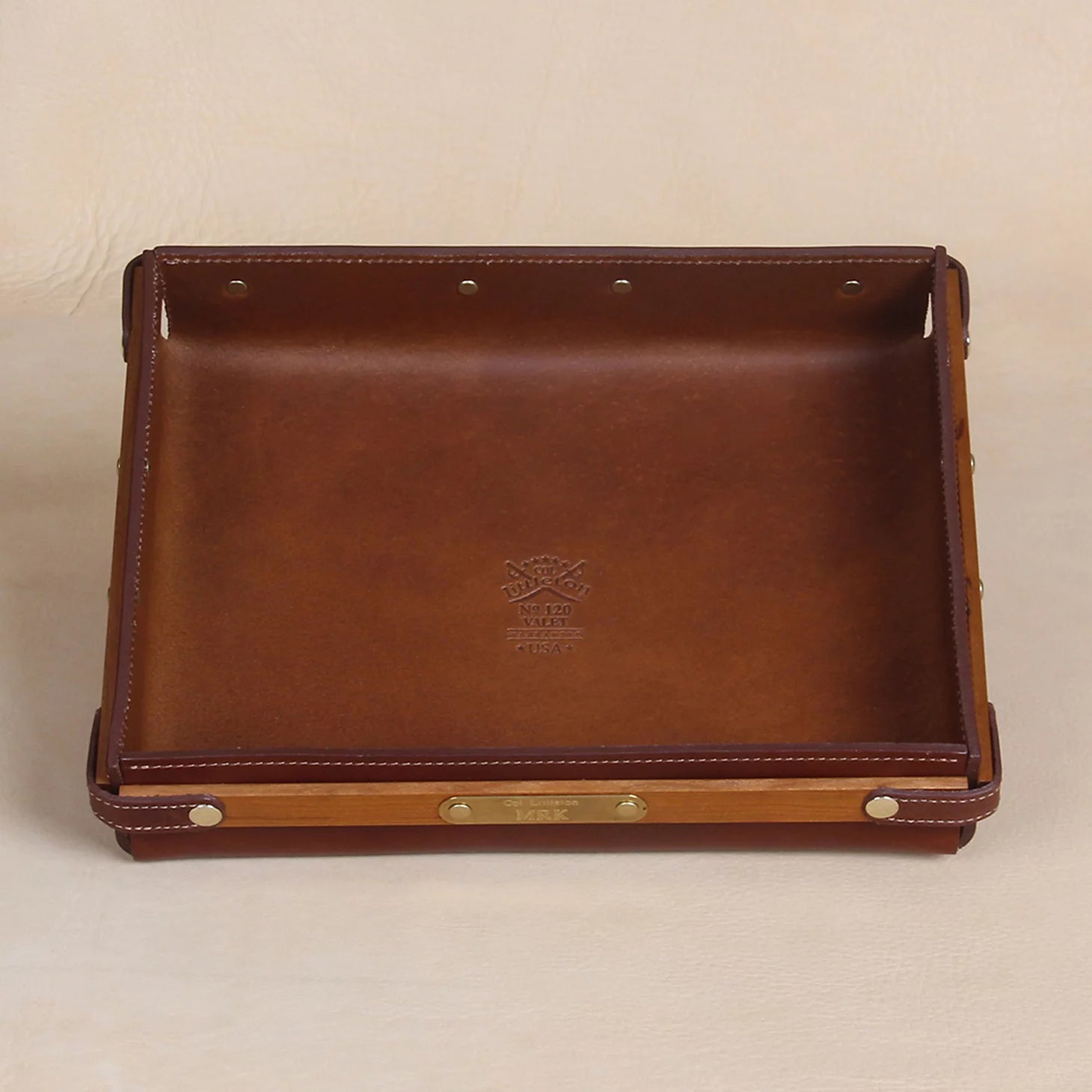 No. 120 Leather Valet Tray