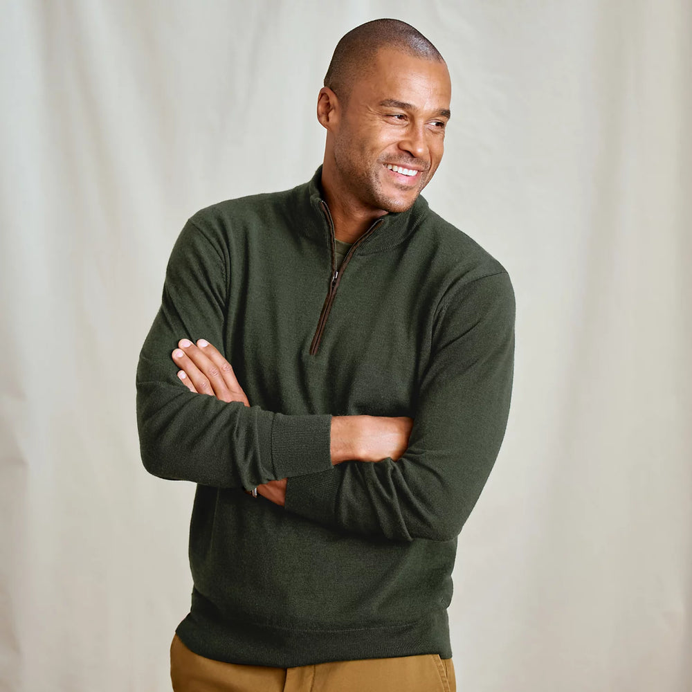 Merino Wool 1/4-Zip Sweater 2.0