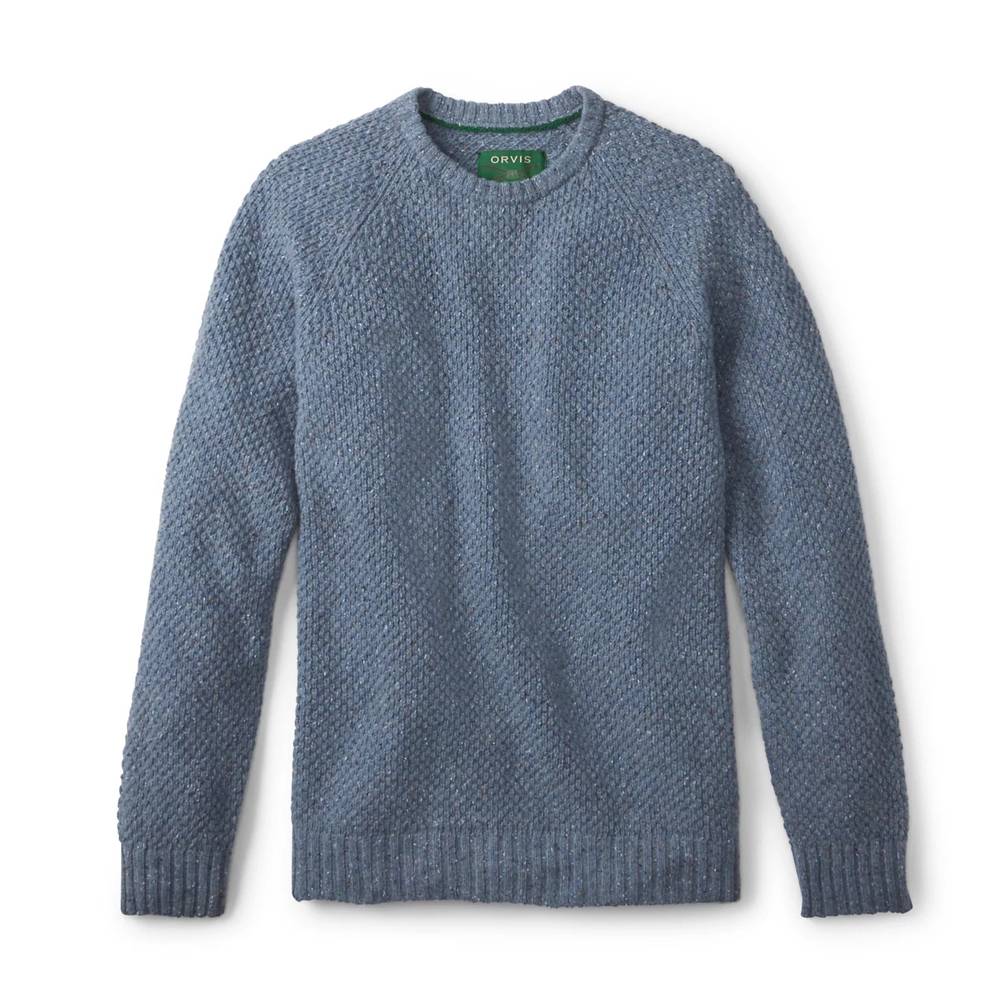 Moss Stitch Crewneck Sweater