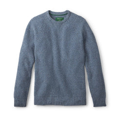 Moss Stitch Crewneck Sweater