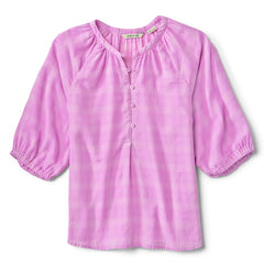 Lightweight Blouson-Sleeve Shirt