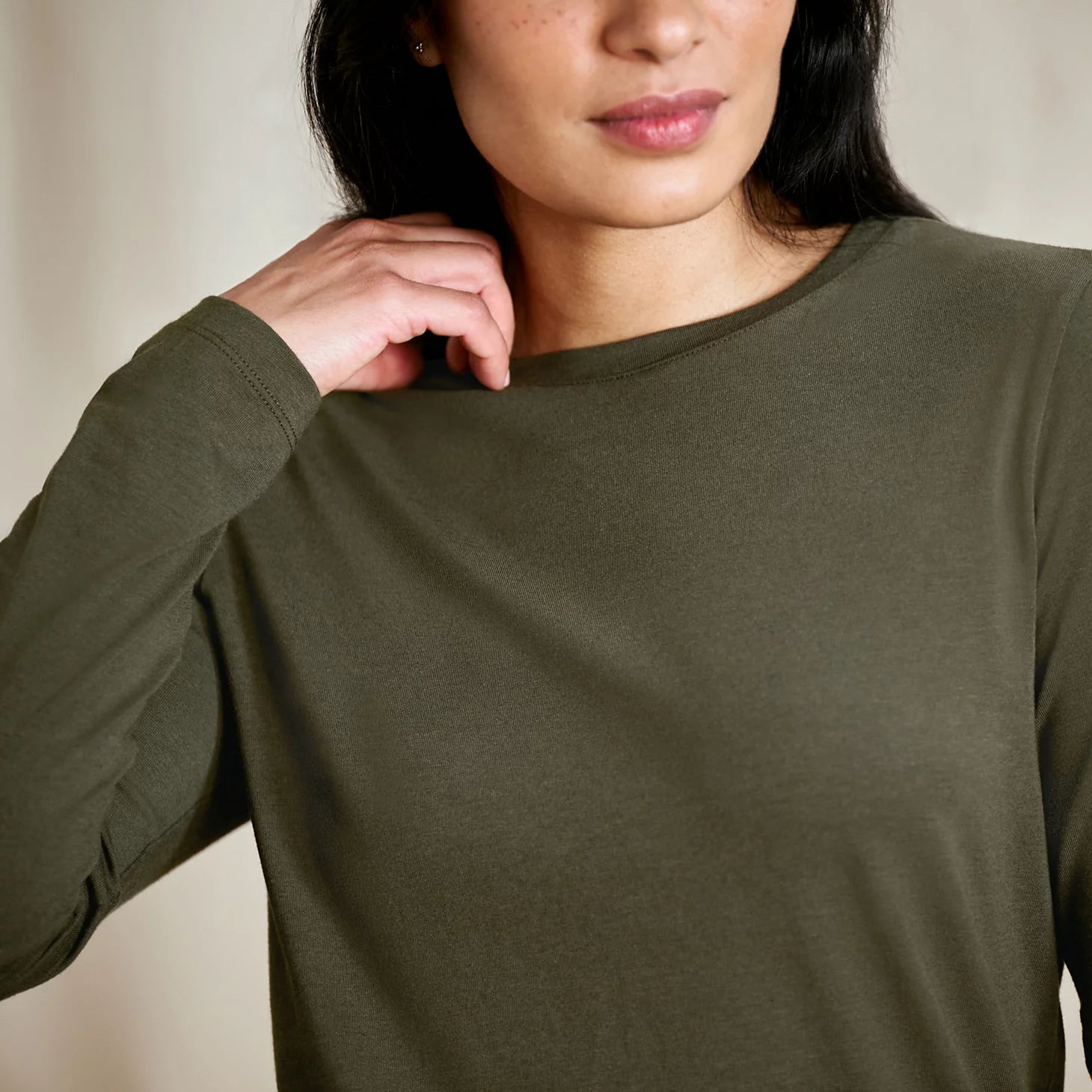 Perfect Long-Sleeve Crew