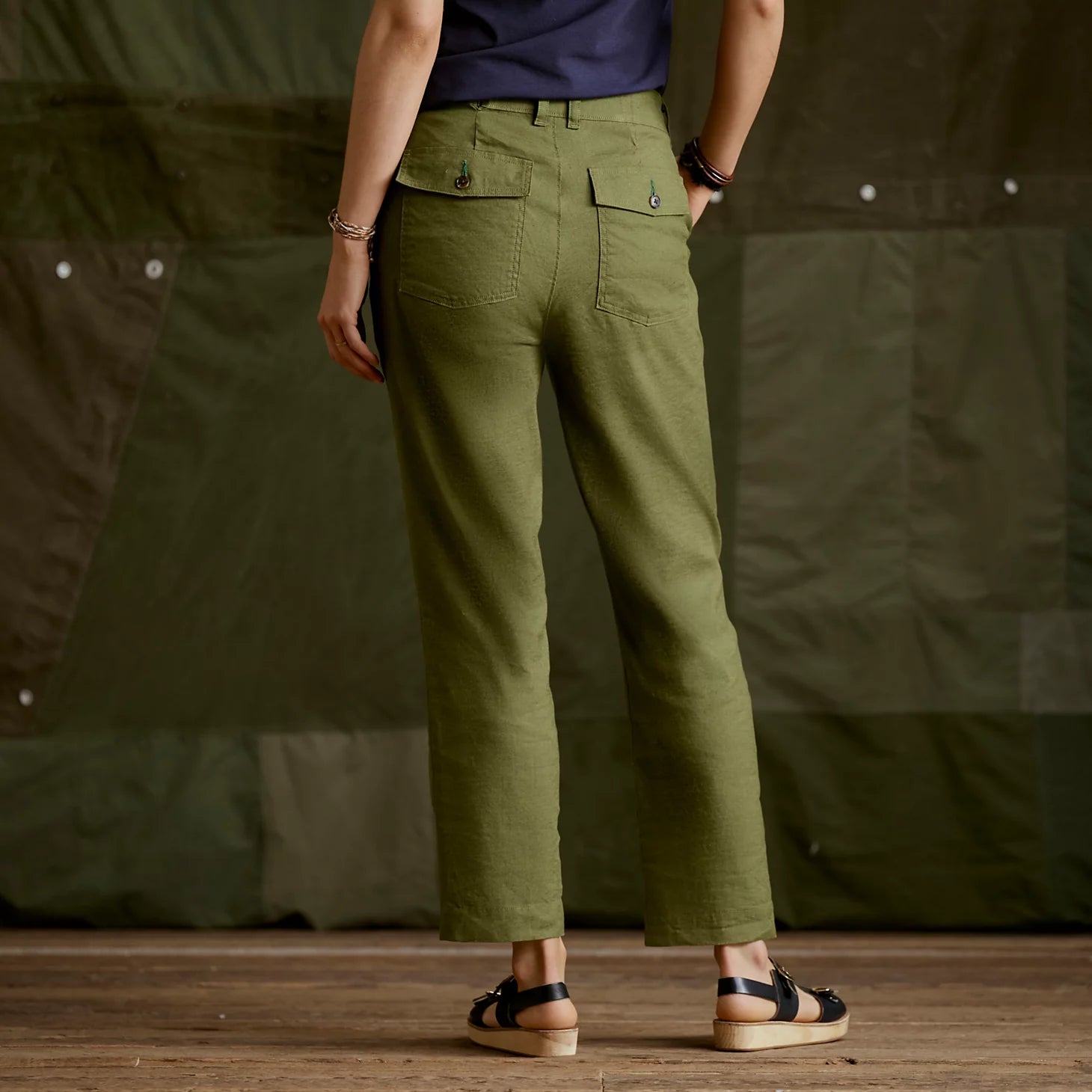 Women's 1856 Linen Utility Pants