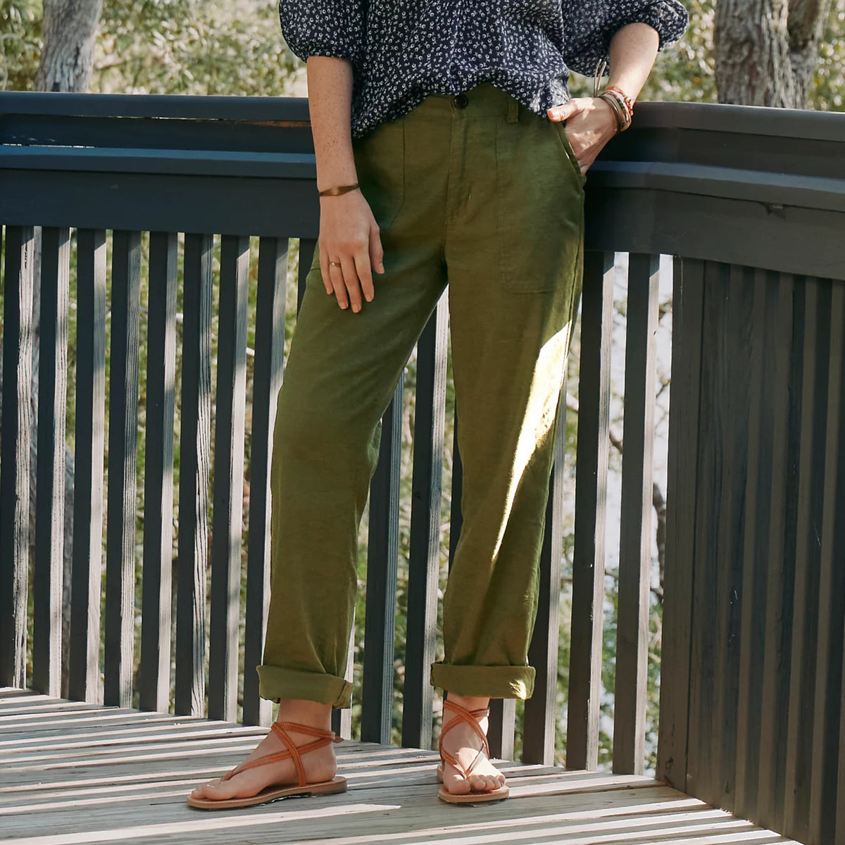 Women's 1856 Linen Utility Pants