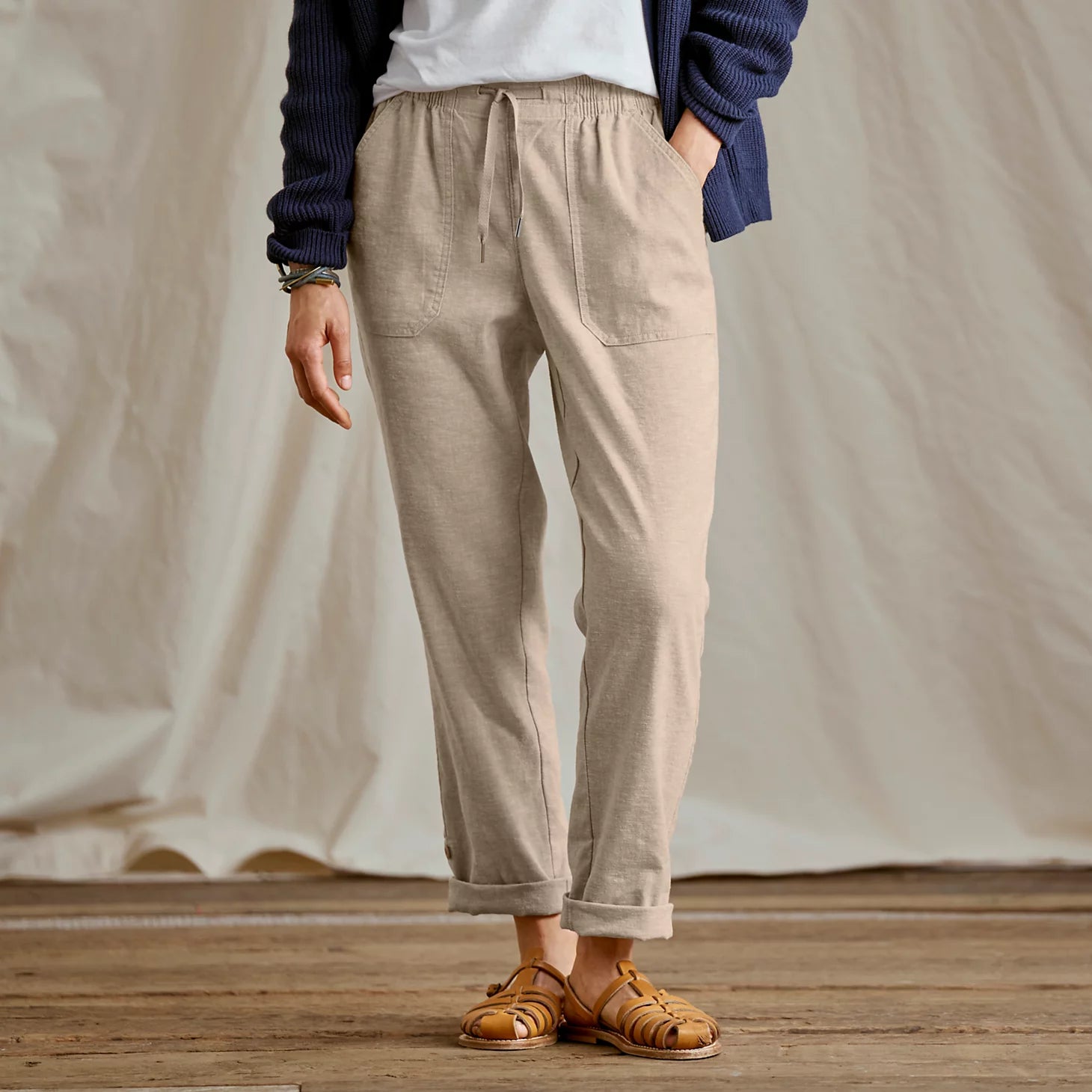 Explorer Performance Linen Ankle Pants
